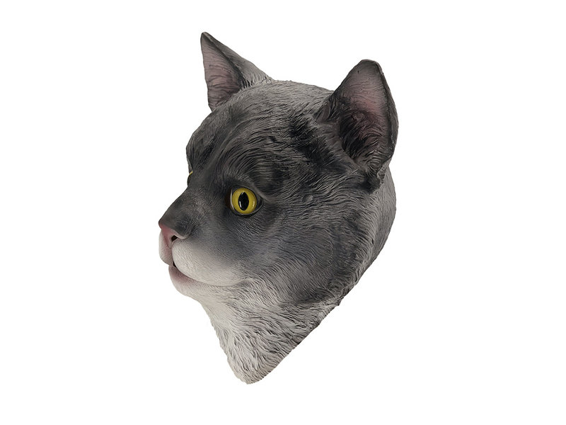 Maschera da gatto (grigio)