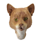 Cat mask (ginger/red/brown)