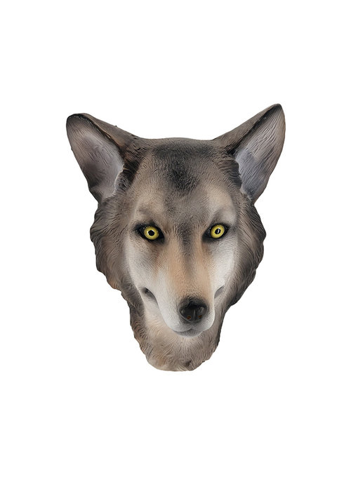 Grijze wolf masker