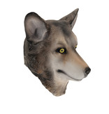 Grijze wolf masker