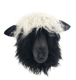 Black and white sheep mask (Valais)