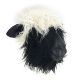 Black and white sheep mask (Valais)