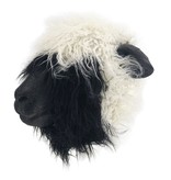 Black and white sheep mask (Valais)