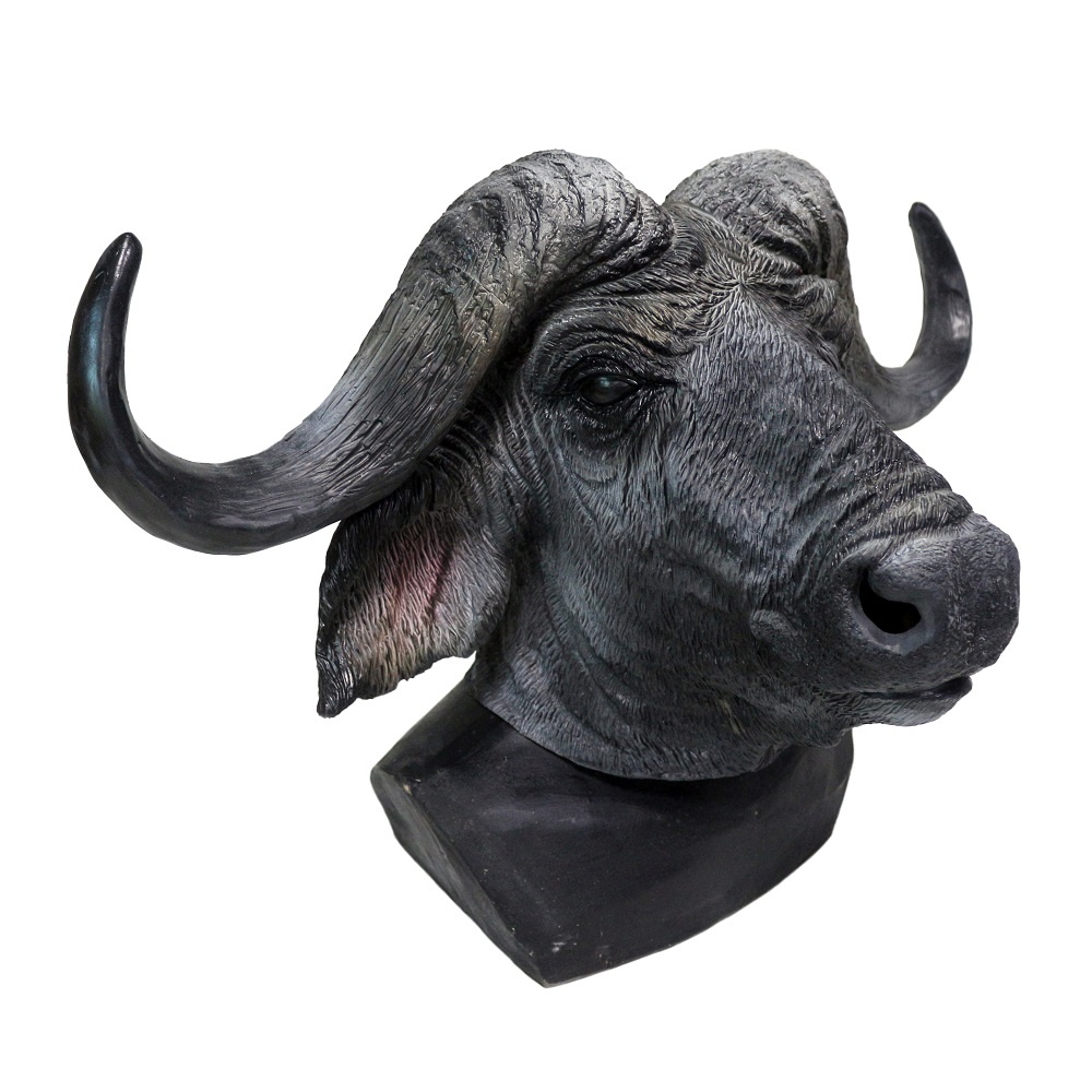Telemacos Blandet Meander Buffalo mask (African water buffalo) - MisterMask.nl