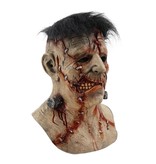 Frankenstein masker Deluxe (met zwart haar)