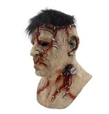 Frankenstein Maske Deluxe (mit schwarzen Haaren)