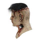 Frankenstein Maske Deluxe (mit schwarzen Haaren)