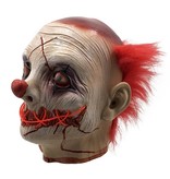 Horror Clown mask (luminous El Wire LED red)