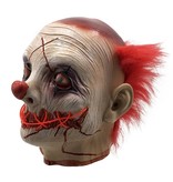 Horror Clown Maske (leuchtende El Wire LED rot)