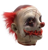 Horror Clown mask (luminous El Wire LED red)