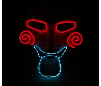 Jigsaw maske (LED rot blau)