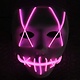 Masque The Purge (lumineux led violet)