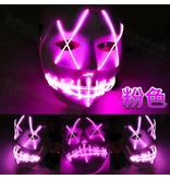 The Purge mask (luminous el wire led purple) The Purge mask (luminous el wire led purple)