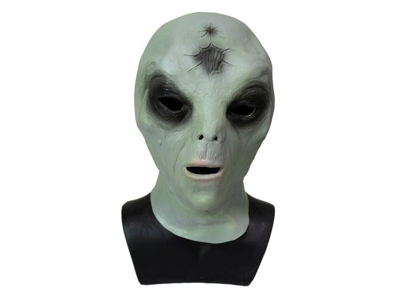 Maschera aliena classica (verde)