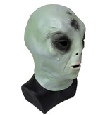 Klassiek Alien masker (groen/grijs)