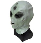 Klassiek Alien masker (groen/grijs)