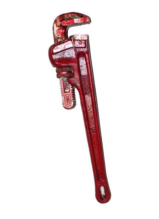 Bloody Pipe Wrench (foam) realistische Stütze