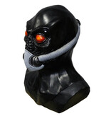 Alien mask 'The Invader' (black)