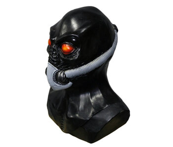 Alien mask 'The Invader' (black)