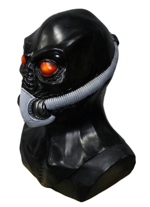 Alien mask 'The Invader' (black)