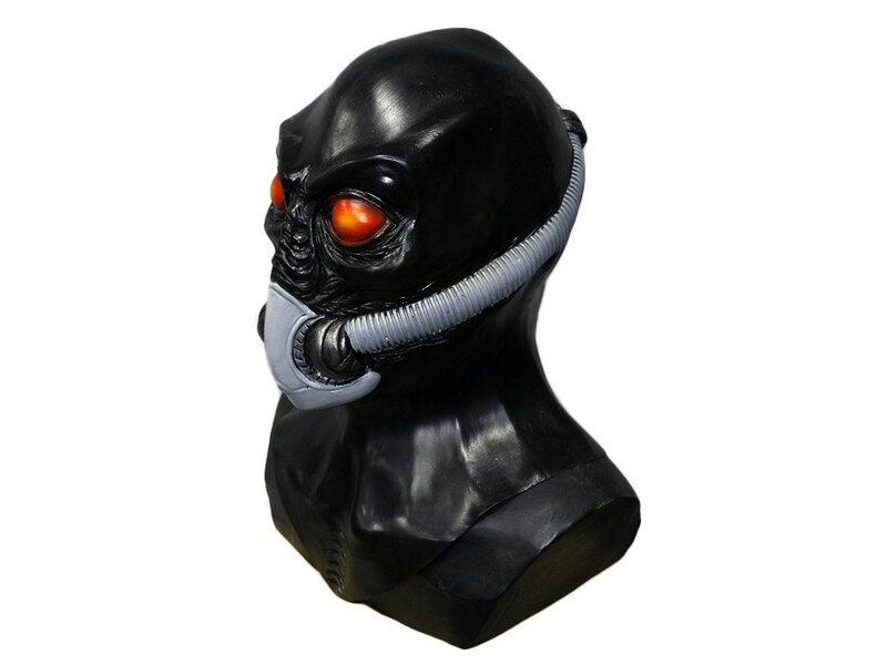 Alien mask 'The Invader' (black)
