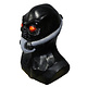 Alienmaske 'The Invader' (schwarz)