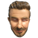 Man masker 'David Beckham'