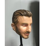 Maschera uomo capelli biondi con barba 'David Beckham'