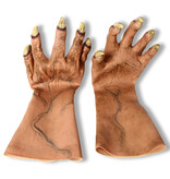 Horror Griezelhandschoen (bruin beige)