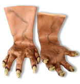 Horror Griezelhandschoen (bruin beige)