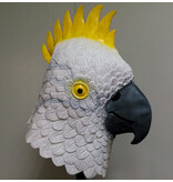 Bird mask (Yellow-crested cockatoo)