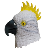 Maschera da uccello (cacatua crestato giallo)