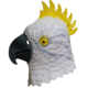 Masque d'oiseau (Cacatoès à crête jaune)