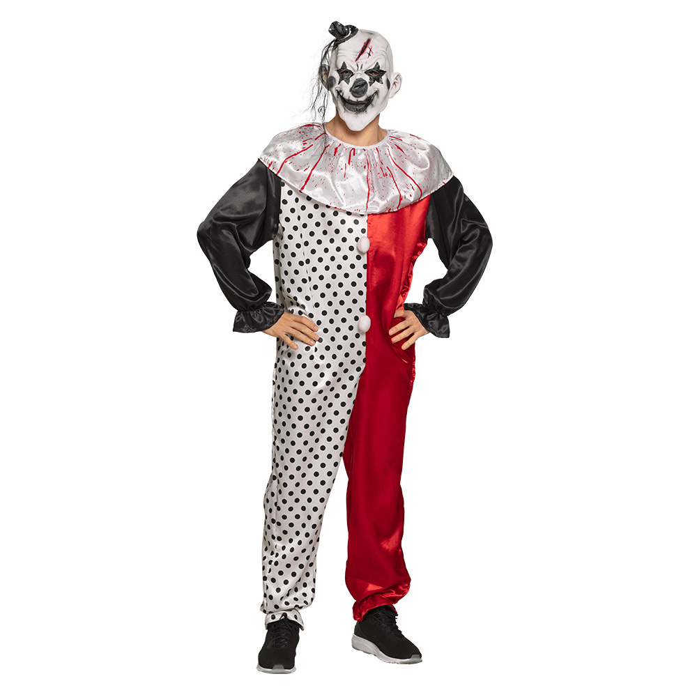 Clown Costume Psycho clown (adult size) - MisterMask.nl