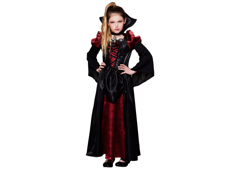 Kinderkostuum - Halloween Vampier jurk (10-12 jaar)