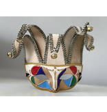 Venetiaans masker 'Jolly Crown Multicolore Arte'