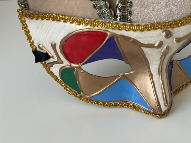 Venetian mask' Jolly Crown Multicolore Arte'