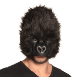 Maschera da gorilla di peluche