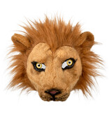 Masque en peluche lion