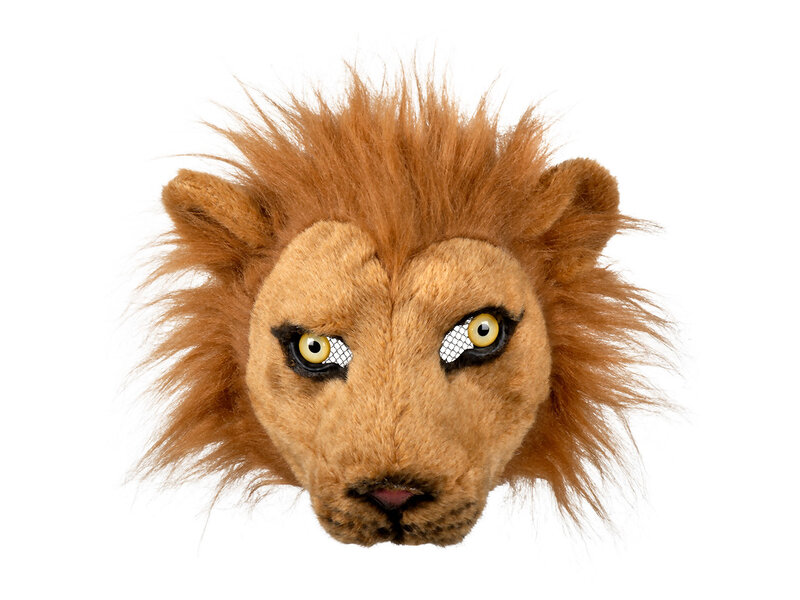 Plush mask lion