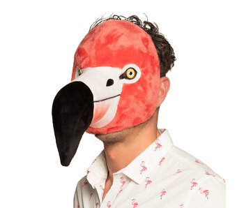 Plush mask Flamingo (pink)