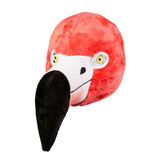 Pluche masker Flamingo (roze)