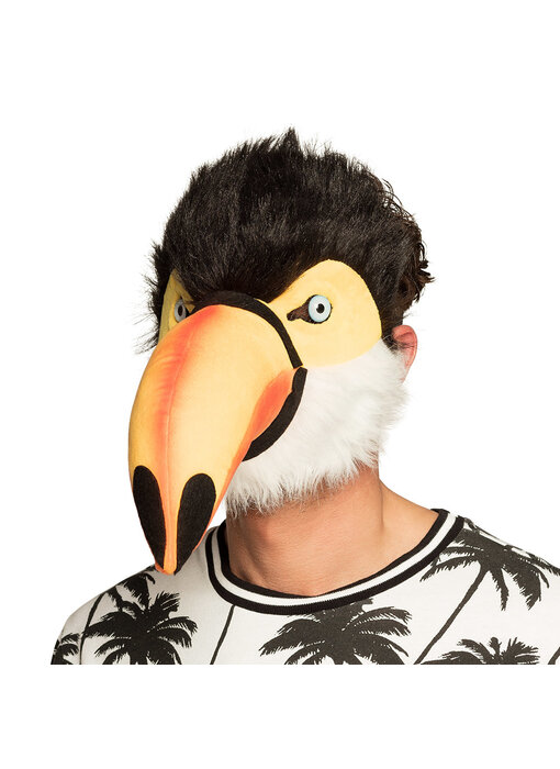 Maschera di uccello peluche Tucano)