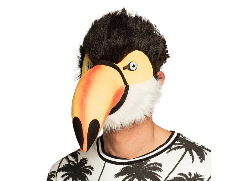 Pluche vogel masker Toekan