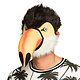Plüsch-Vogelmaske Tukan