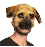 Pluche masker Hond (bruin)