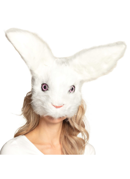 Plush mask Rabbit (white)