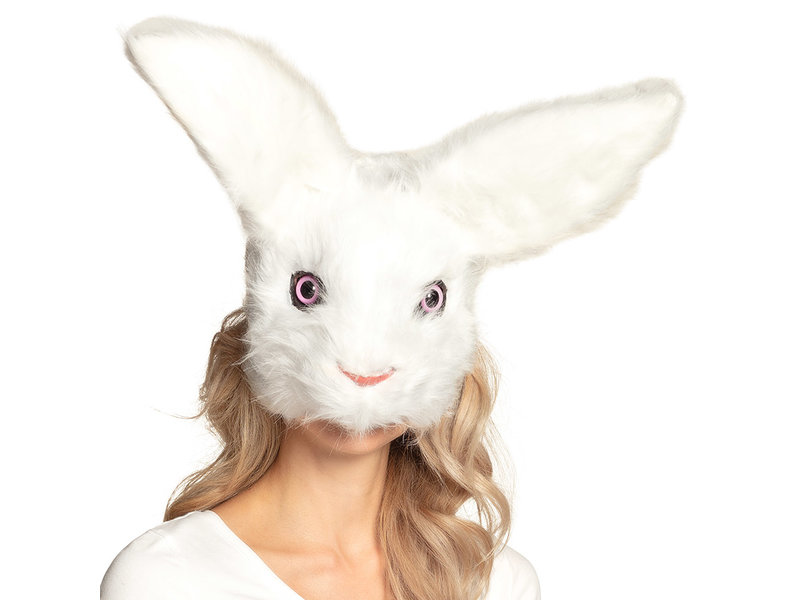 Plush mask Rabbit (white)