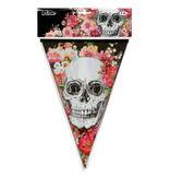 Bandierine decorative Dia de los Muertos  (30 x 20 cm) (6 m) 15 bandierine