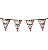 Bandierine decorative Dia de los Muertos  (30 x 20 cm) (6 m) 15 bandierine